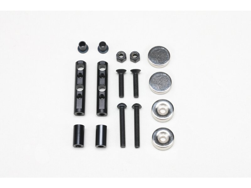Yokomo ZS-016MGR - Magnet Body Mount for Rear / Black
