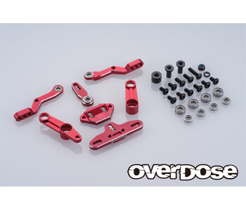Overdose Triple Link Steering Wiper Set Type-2 for GALM / Red