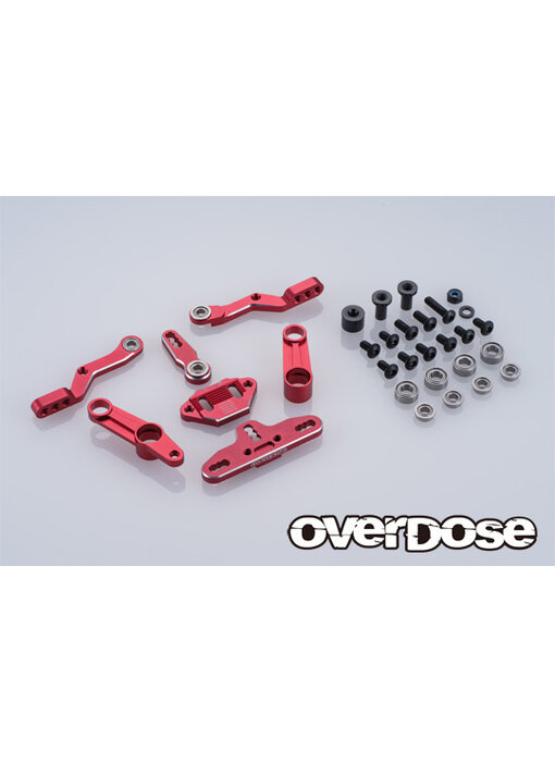 Overdose Triple Link Steering Wiper Set Type-2 for GALM / Red