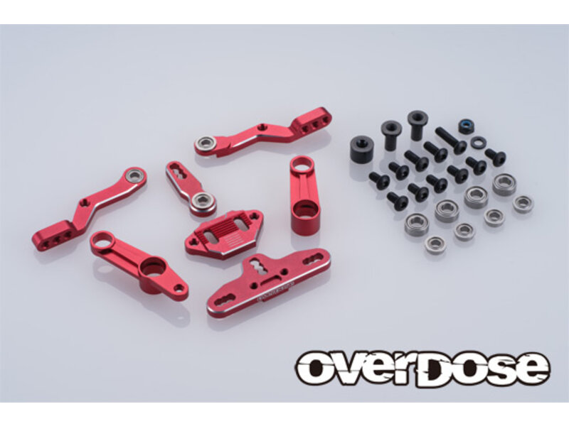 Overdose Triple Link Steering Wiper Set Type-2 for GALM / Color: Red