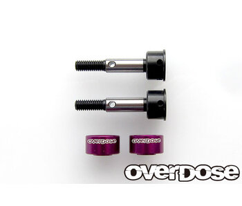 Overdose Axle Shaft Set for GALM Ver.2, OD2277B / Purple