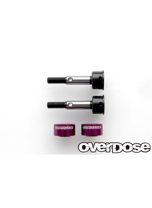 Overdose Axle Shaft Set for GALM Ver.2, OD2277B / Purple