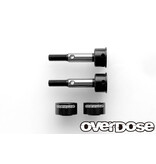 Overdose Axle Shaft Set for GALM Ver.2, OD2279B / Color: Black