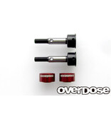 Overdose Axle Shaft Set for GALM Ver.2, OD2278B / Color: Red