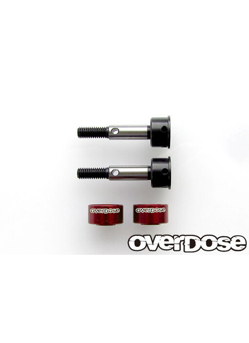 Overdose Axle Shaft Set for GALM Ver.2, OD2278B / Red