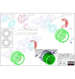 Pandora RC Transmitter Steering Wheel RWB-M1 for Futaba 7PX/10PX