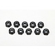 Steel Nylon Lock Nut M3 × 3mm (10pcs)