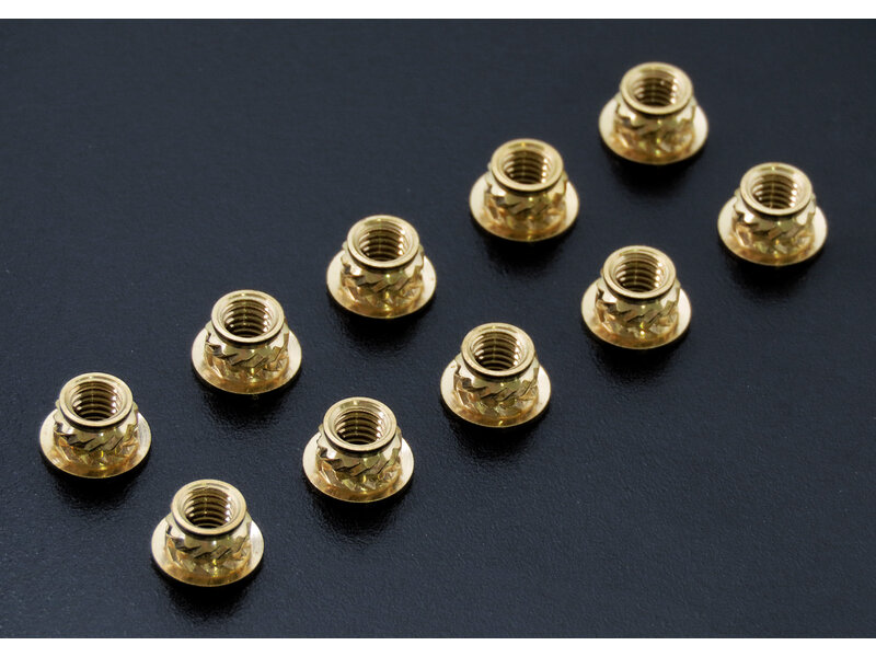 WRAP-UP Next 0778-FD - Uni-sert M3 Brass Nuts (10pcs)