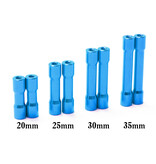 WRAP-UP Next 0786-FD - Round Shape Aluminum Post 25mm / Light Blue (2pcs)