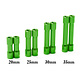 Round Shape Aluminum Post 20mm / Green (2pcs)