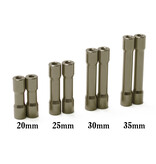 WRAP-UP Next 0782-FD - Round Shape Aluminum Post 20mm / Gun Metal (2pcs)