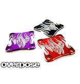 Overdose Aluminum OD Cooling Fan Cover Ver.2 30x30mm / Color: Red