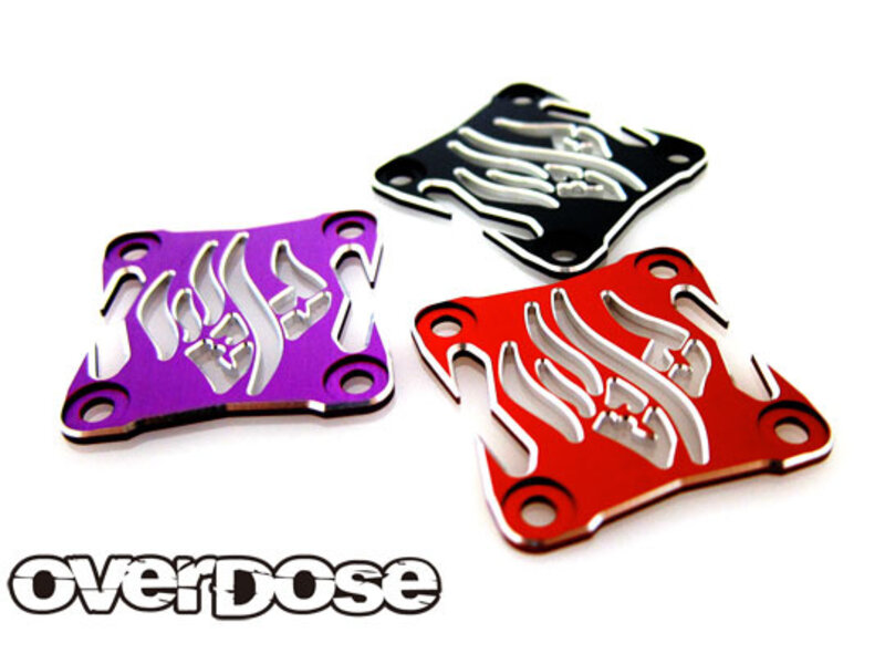 Overdose Aluminum OD Cooling Fan Cover Ver.2 30x30mm / Color: Red