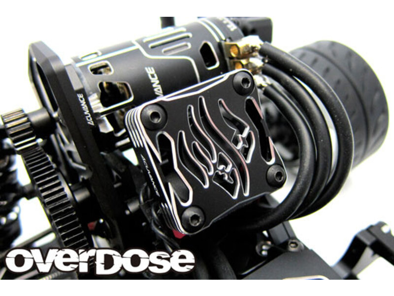 Overdose Aluminum OD Cooling Fan Cover Ver.2 30x30mm / Color: Red