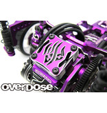 Overdose Aluminum OD Cooling Fan Cover Ver.2 30x30mm / Color: Red