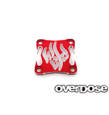 Overdose Aluminum OD Cooling Fan Cover Ver.2 30x30mm / Color: Red