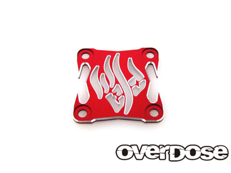 Overdose Aluminum OD Cooling Fan Cover Ver.2 30x30mm / Color: Red