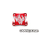 Alum. OD Cooling Fan Cover Ver.2 30x30mm / Red