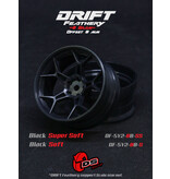 DS Racing Drift Feathery 5Y Spoke Wheel (2pcs) / Black Super Soft / +8mm offset