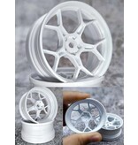 DS Racing Drift Feathery 5Y Spoke Wheel (2pcs) / Black Super Soft / +8mm offset