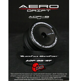 DS Racing Aero Drift Performance Wheel Cover for Drift Element Wheel / Design: Flat / Color: Black Face