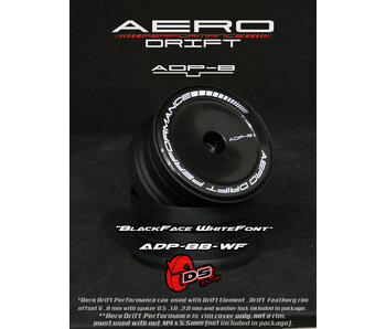DS Racing Aero Drift Perf. Wheel Cover for DE Wheel / Flat / Black Face