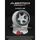 Aero Drift Perf. Wheel Cover for DE Wheel / Flat / Transparent / Black Lip