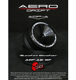 DS Racing Aero Drift Performance Wheel Cover for Drift Element Wheel / Design: Sloped / Color: Black Face