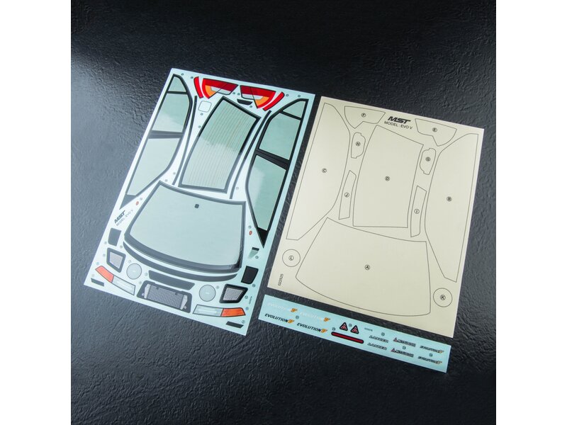 MST EVO V (Mitsubishi Lancer Evo V) Body Clear