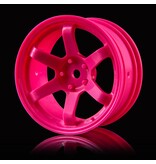 MST TE37 High Traction Wheel (2pcs) / Color: Hot Pink