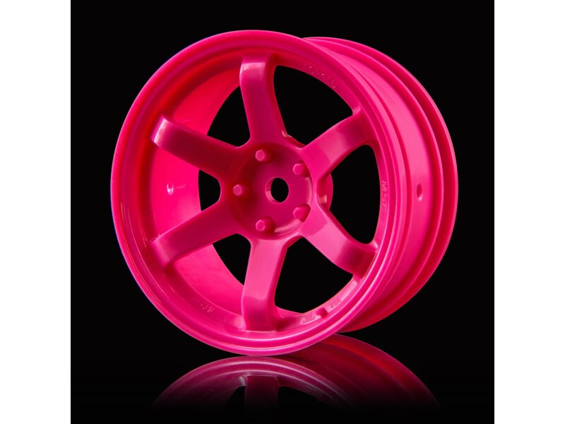 MST TE37 High Traction Wheel (2pcs) / Color: Hot Pink