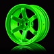 TE37 High Traction Wheel (2) / Green