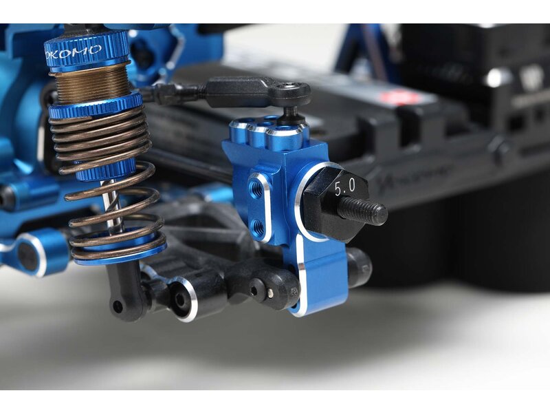 Yokomo RD-415ARBL - Aluminium Rear Hub Carrier / Blue