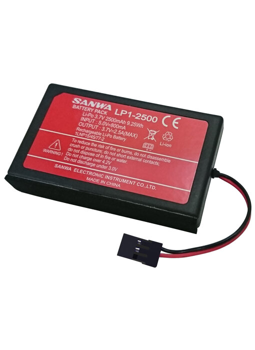 Sanwa Li-Po Battery LP1-2500 3,7V Type-C for M17S//M17/MT-5