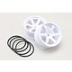 6 Spoke Drift Wheel - White (2pcs)