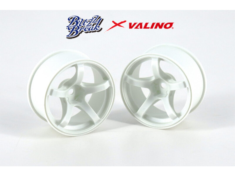 Overdose R-SPEC Valino N560 Wheel 26mm / Color: White / Offset: 7mm (2pcs)