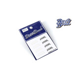 Overdose Cut-Out Rim Sticker BuzzBreak Graffiti Type White-Black