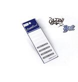 Overdose Cut-Out Rim Sticker OVERDOSE Type White-Black