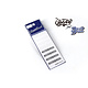Cut-Out Rim Sticker OVERDOSE Type White-Black