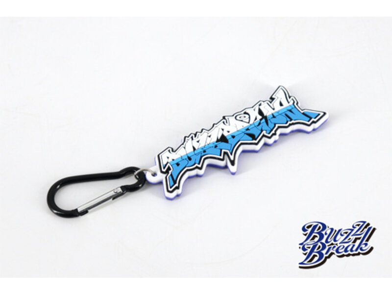 Overdose Rubber Keychain BuzzBreak C Graffiti Type