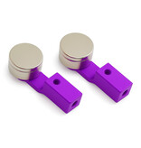 WRAP-UP Next 0809-FD - Short Low-Height Body Mount with Magnet / Purple