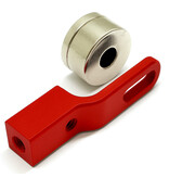 WRAP-UP Next 0808-FD - Short Low-Height Body Mount with Magnet / Red