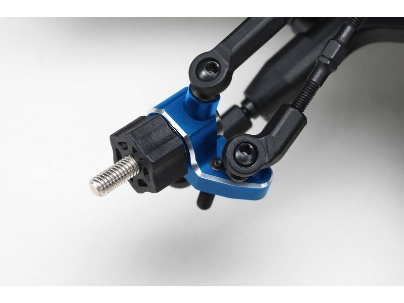 Yokomo Y2-415SABL - Aluminium Light Weight SP Steering Block for RD/SD Series / Blue
