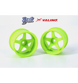 Overdose R-SPEC Valino GV117D Wheel 30mm / Color: Lime Yellow / Offset: 9mm (2pcs)