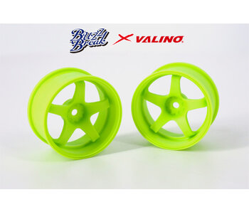 Overdose R-SPEC Valino GV117D Wheel 26mm / Lime Yellow / 7mm (2)