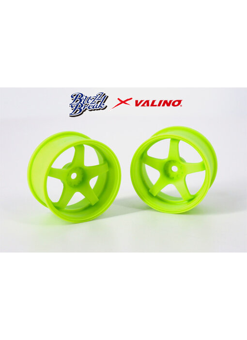 Overdose R-SPEC Valino GV117D Wheel 26mm / Lime Yellow / 7mm (2)