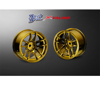 Overdose Valino N820S Alum. Wheel 26mm / BB Chrome Gold / 7mm (2)