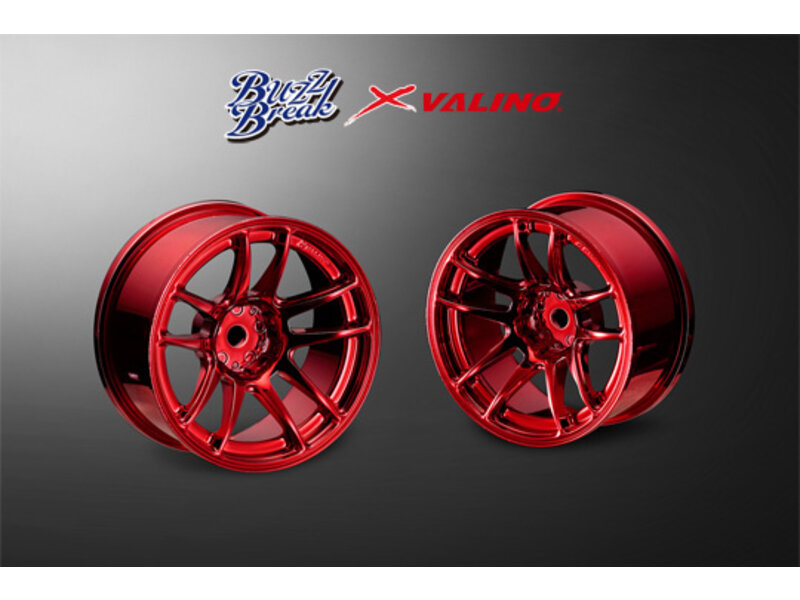 Overdose Valino N820S Wheel 26mm / Color: BB Chrome Red / Offset: 7mm (2pcs)