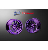 Overdose Valino N820S Wheel 26mm / Color: BB Chrome Purple / Offset: 7mm (2pcs) Overdose Valino N820S Wheel 26mm / Color: BB Chrome Purple / Offset: 7mm (2pcs)