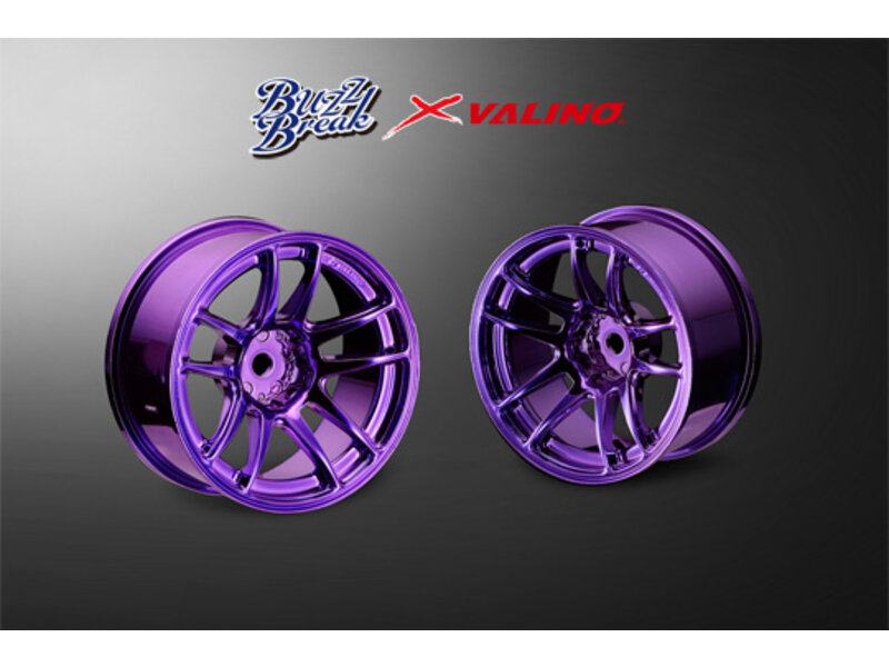 Overdose Valino N820S Wheel 26mm / Color: BB Chrome Purple / Offset: 7mm (2pcs)